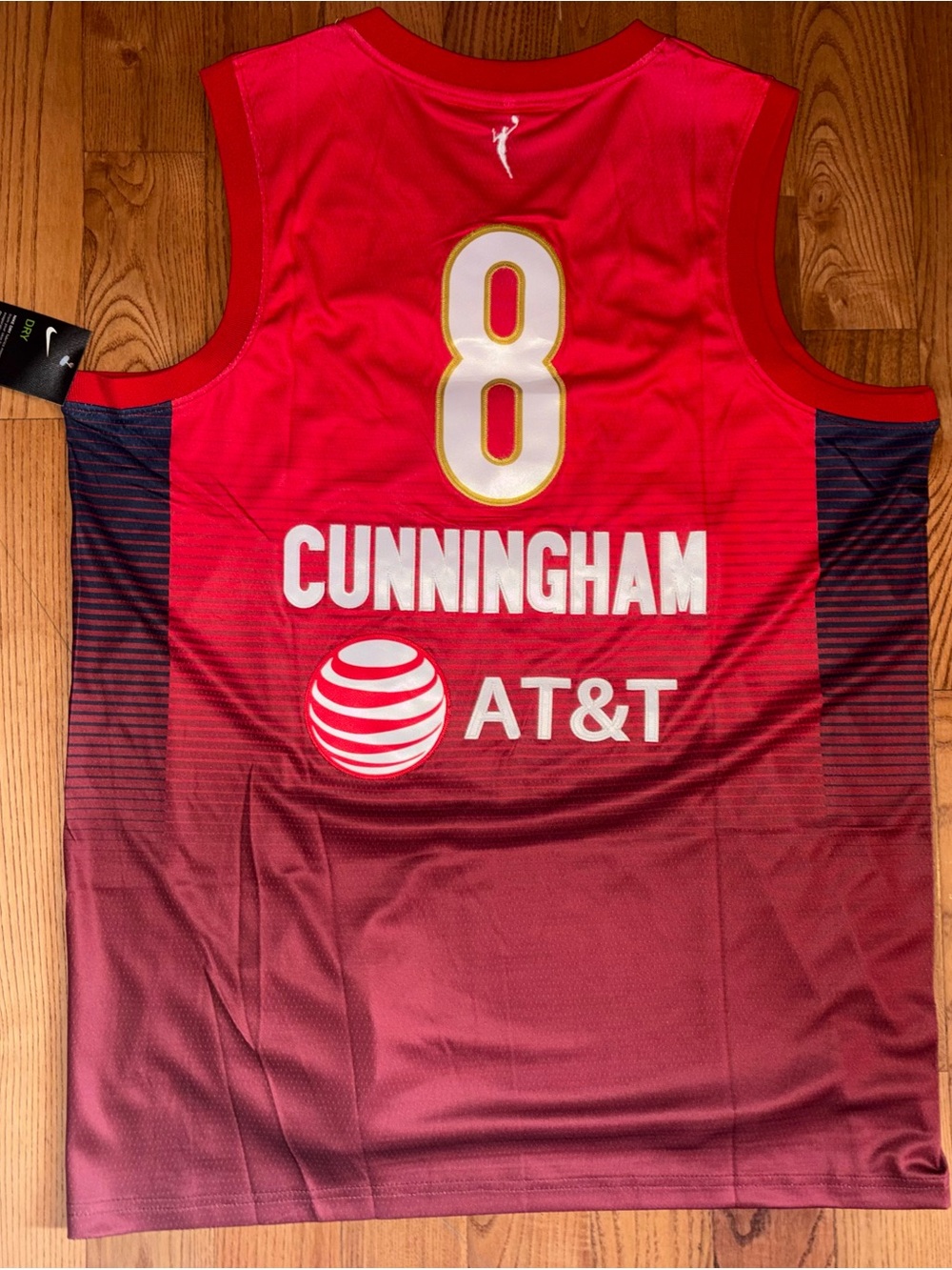 Sophie Cunningham Indiana Fever WNBA Jersey STITCHED NWT Size L Rebel Edition - Picture 2 of 2